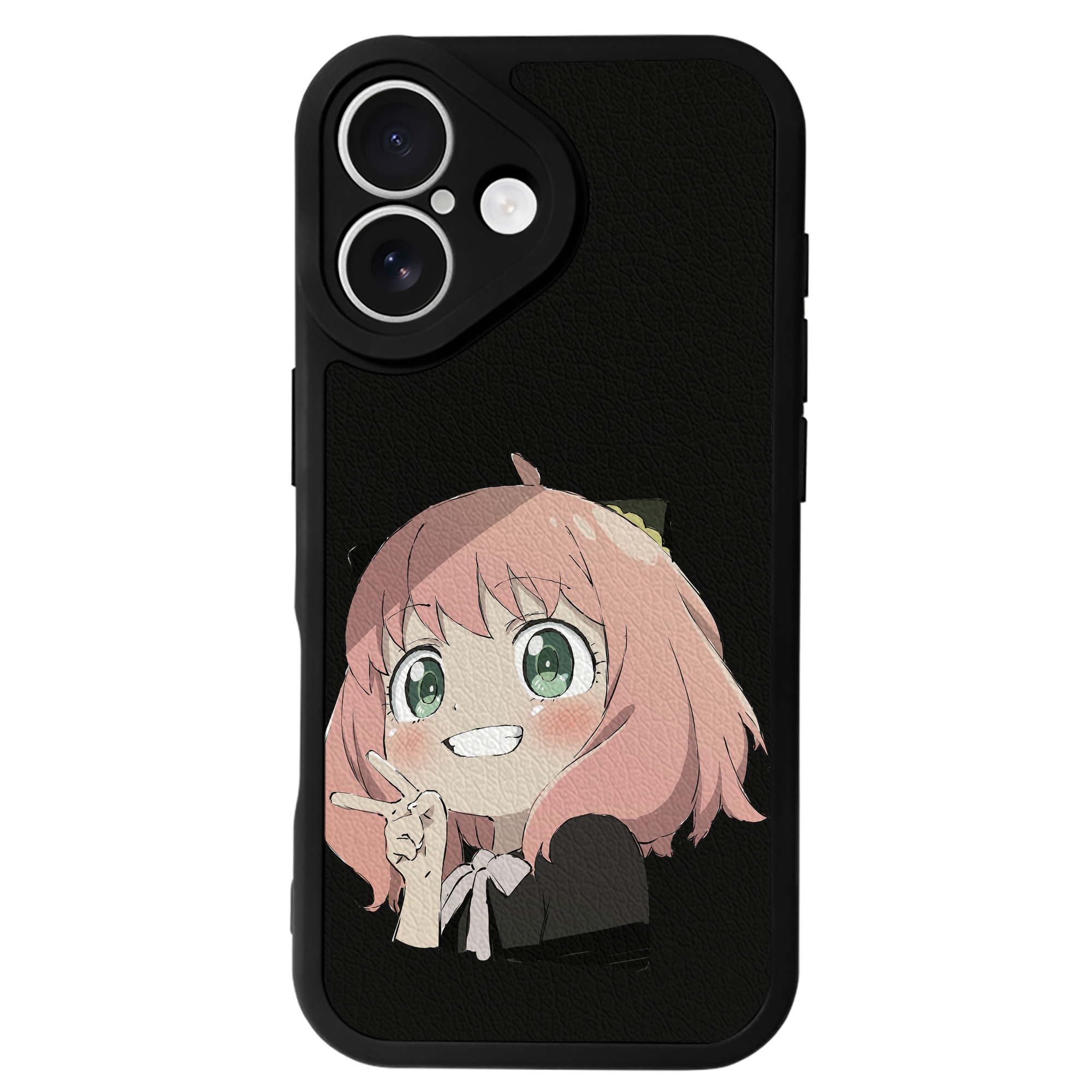 （画像用） SPY×FAMILY间谍家家酒 【iPhone 16シリーズ対応】シリコンスマホケース（レザー調） 材質：シリコン